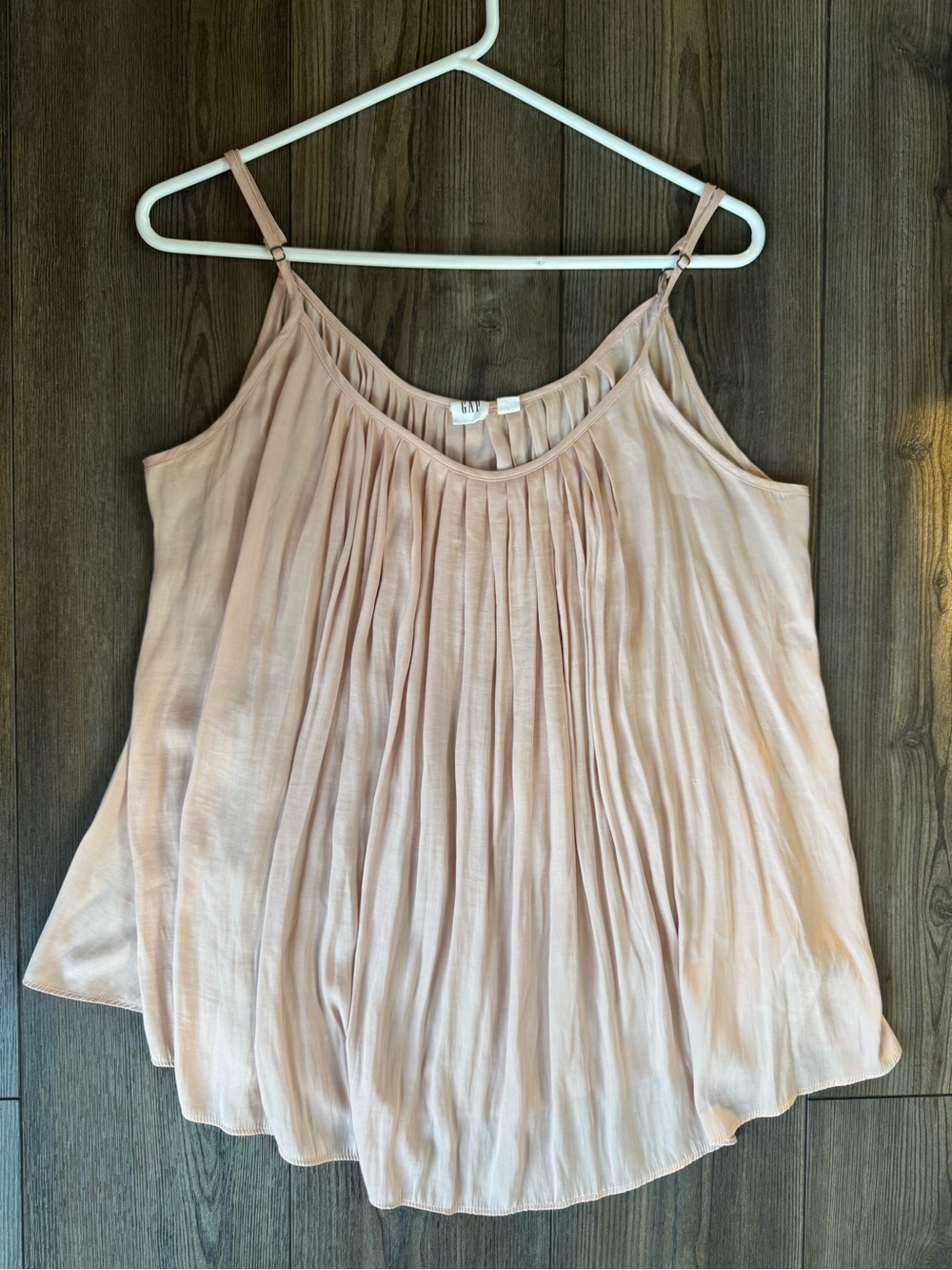 GAP Spaghetti Adjustable Strap Camisole - Blush Pink - L